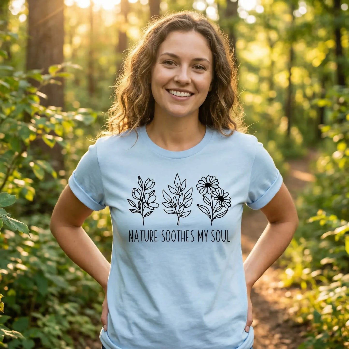 Nature Soothes My Soul T-Shirt Ethical Earth Store