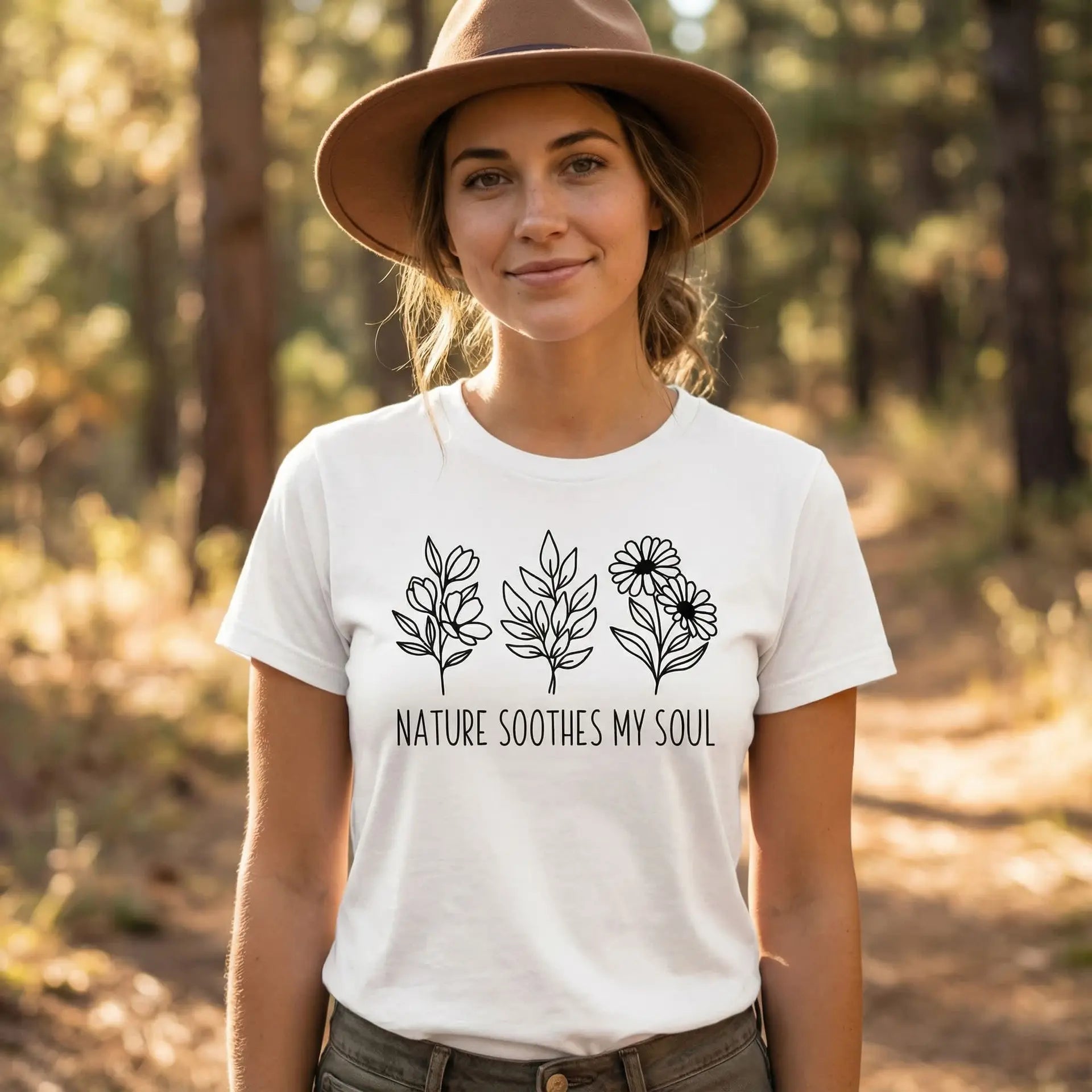 Nature Soothes My Soul T-Shirt Ethical Earth Store