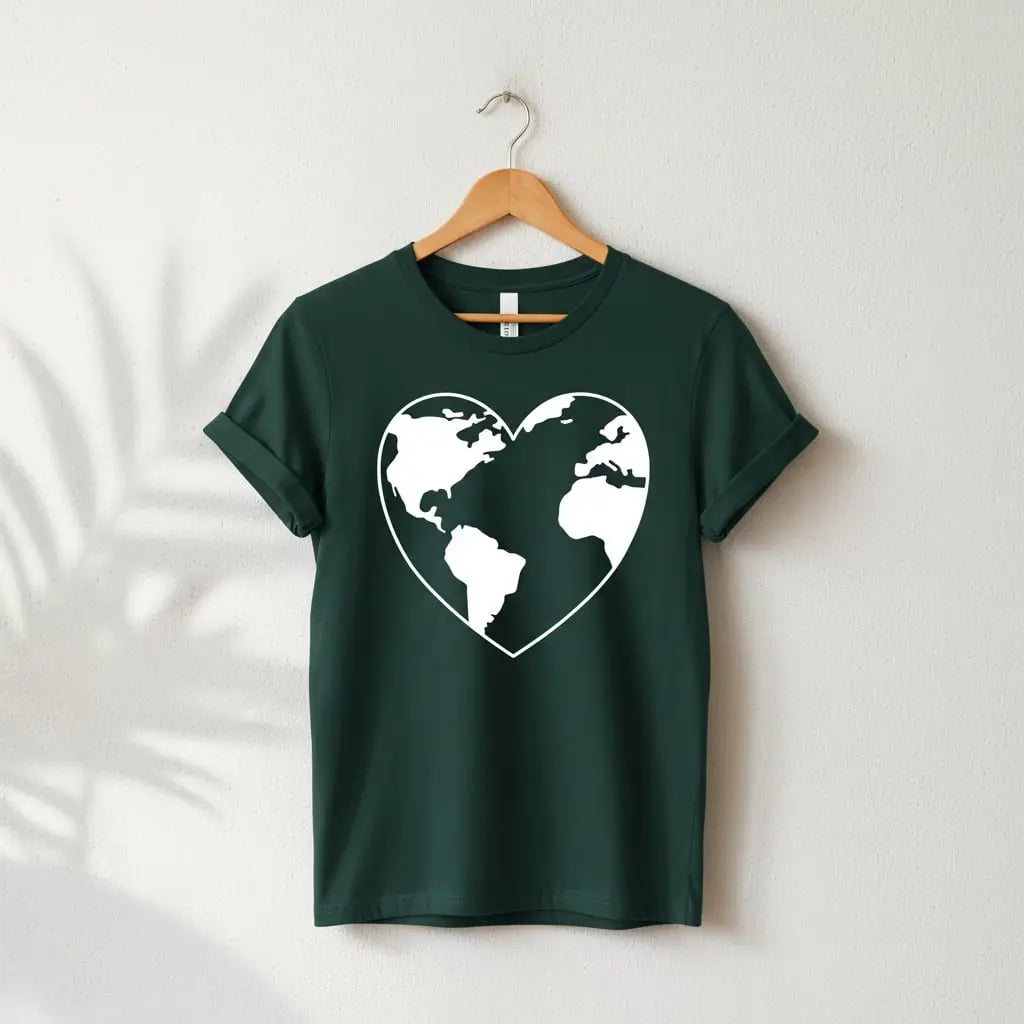 Earth Heart T-Shirt Ethical Earth Store