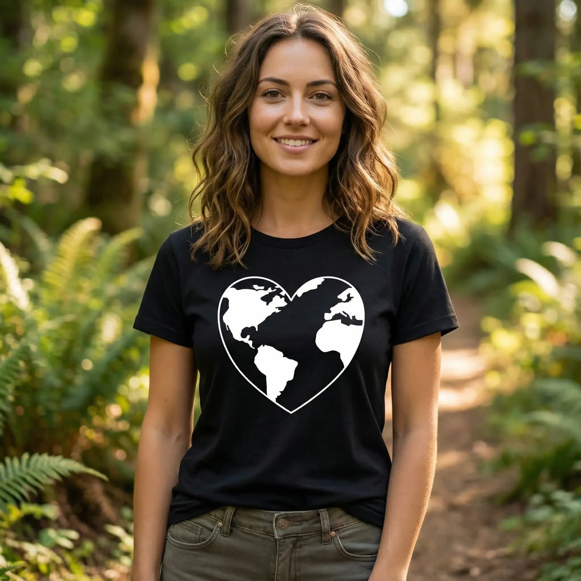 Earth Heart T-Shirt Ethical Earth Store
