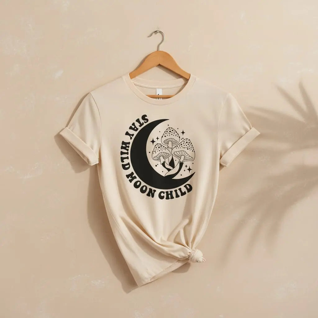 Stay Wild Moon Child T-Shirt Ethical Earth Store
