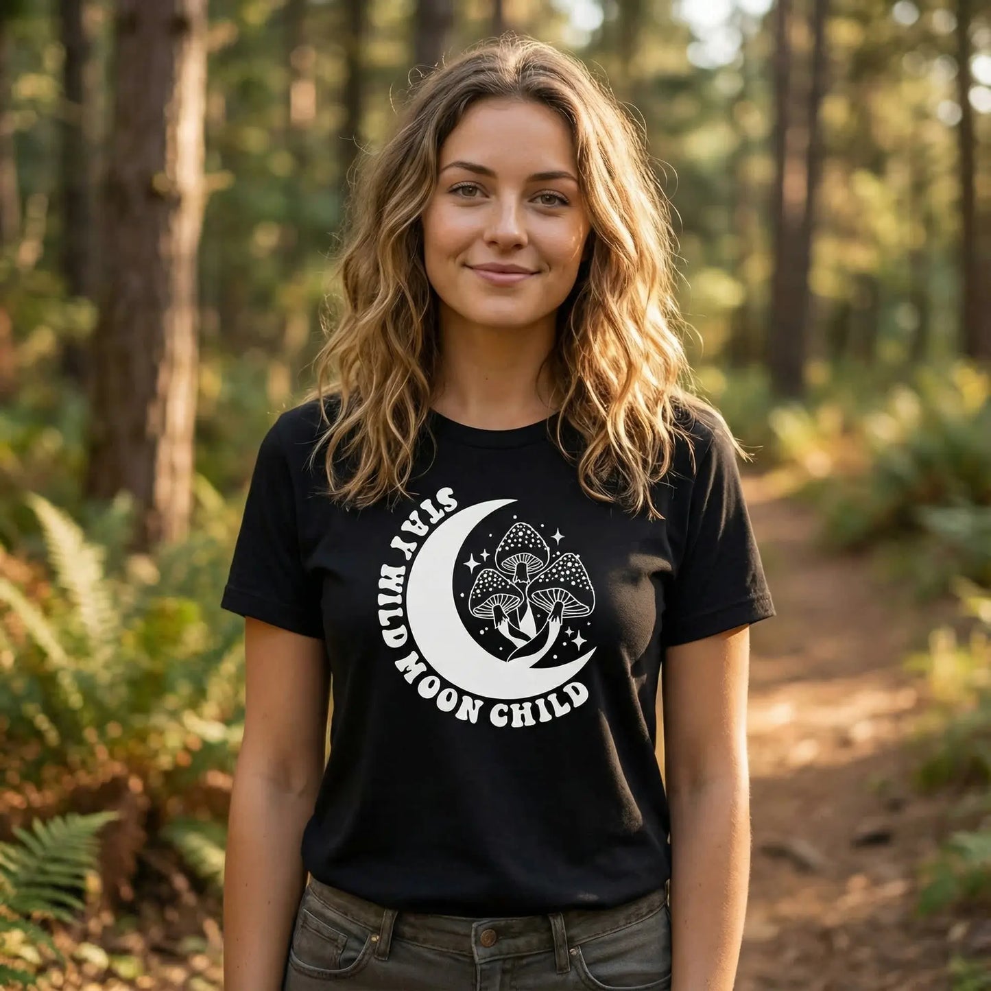 Stay Wild Moon Child T-Shirt Ethical Earth Store