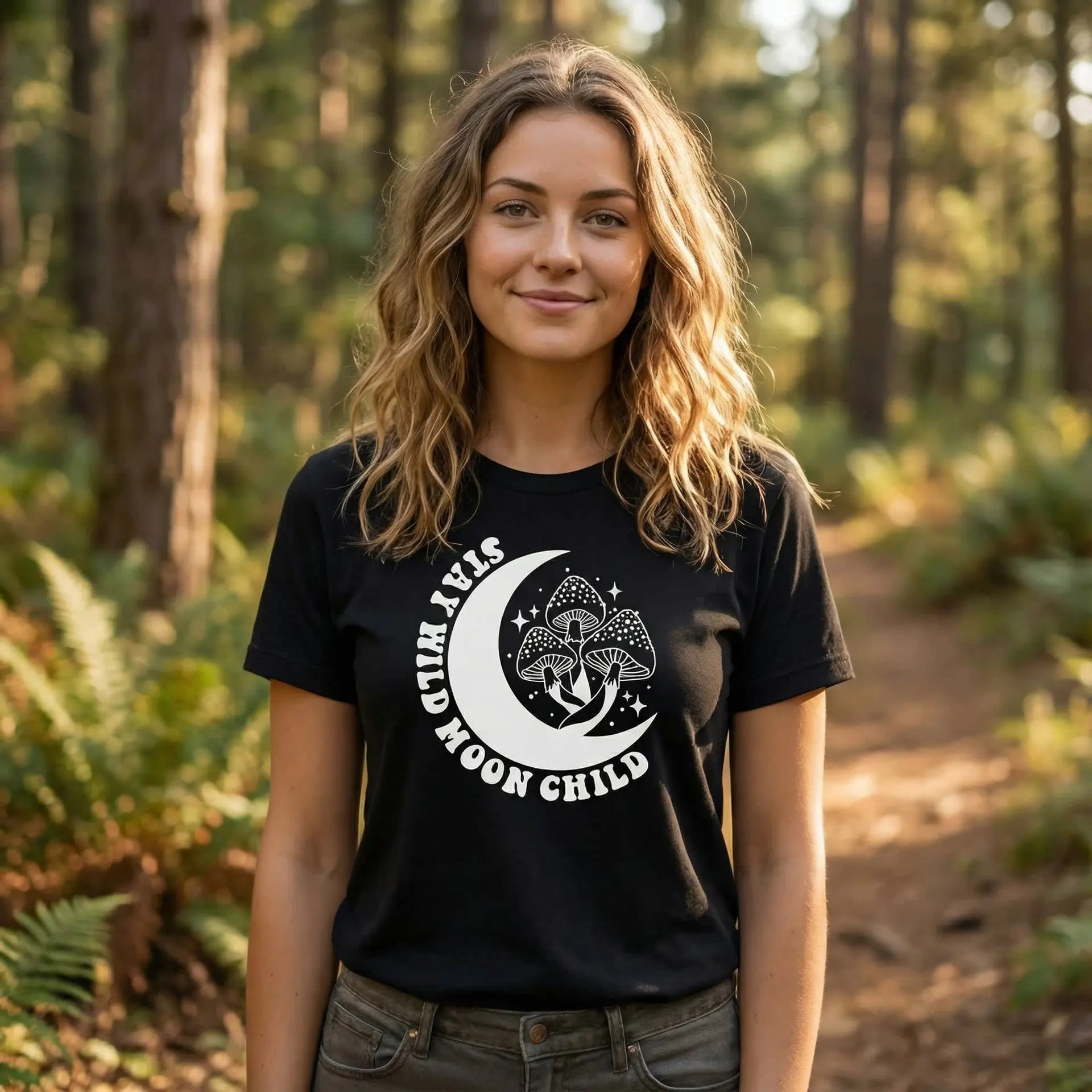 Stay Wild Moon Child T-Shirt Ethical Earth Store