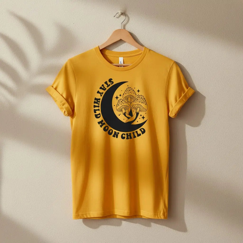Stay Wild Moon Child T-Shirt Ethical Earth Store