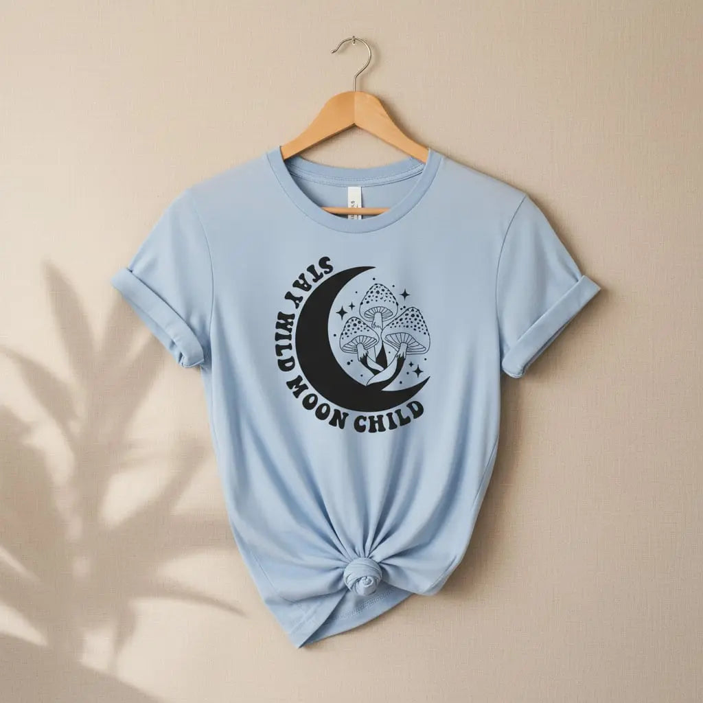 Stay Wild Moon Child T-Shirt Ethical Earth Store