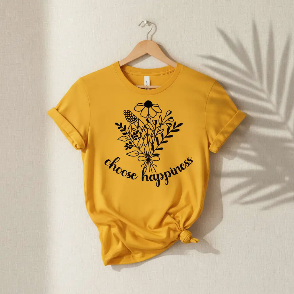 Choose Happiness T-Shirt Ethical Earth Store