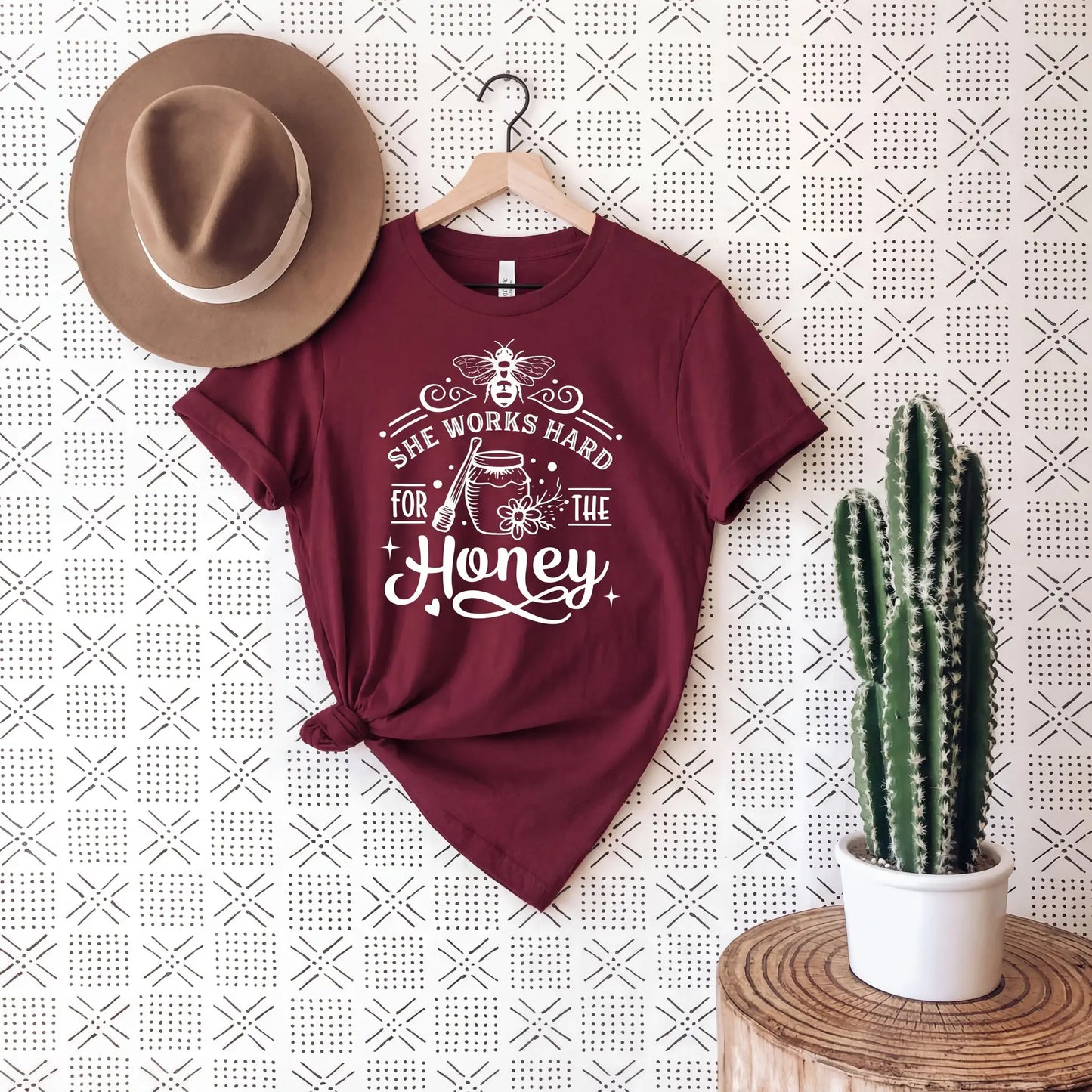She Works Hard For The Honey T-Shirt Ethical Earth Store