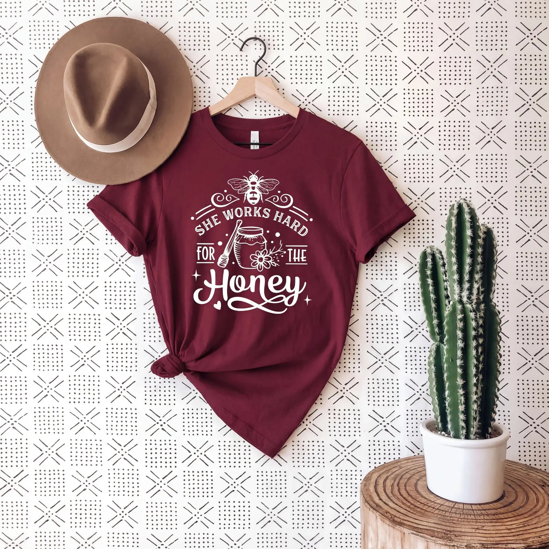 She Works Hard For The Honey T-Shirt Ethical Earth Store