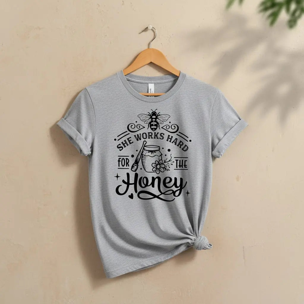 She Works Hard For The Honey T-Shirt Ethical Earth Store