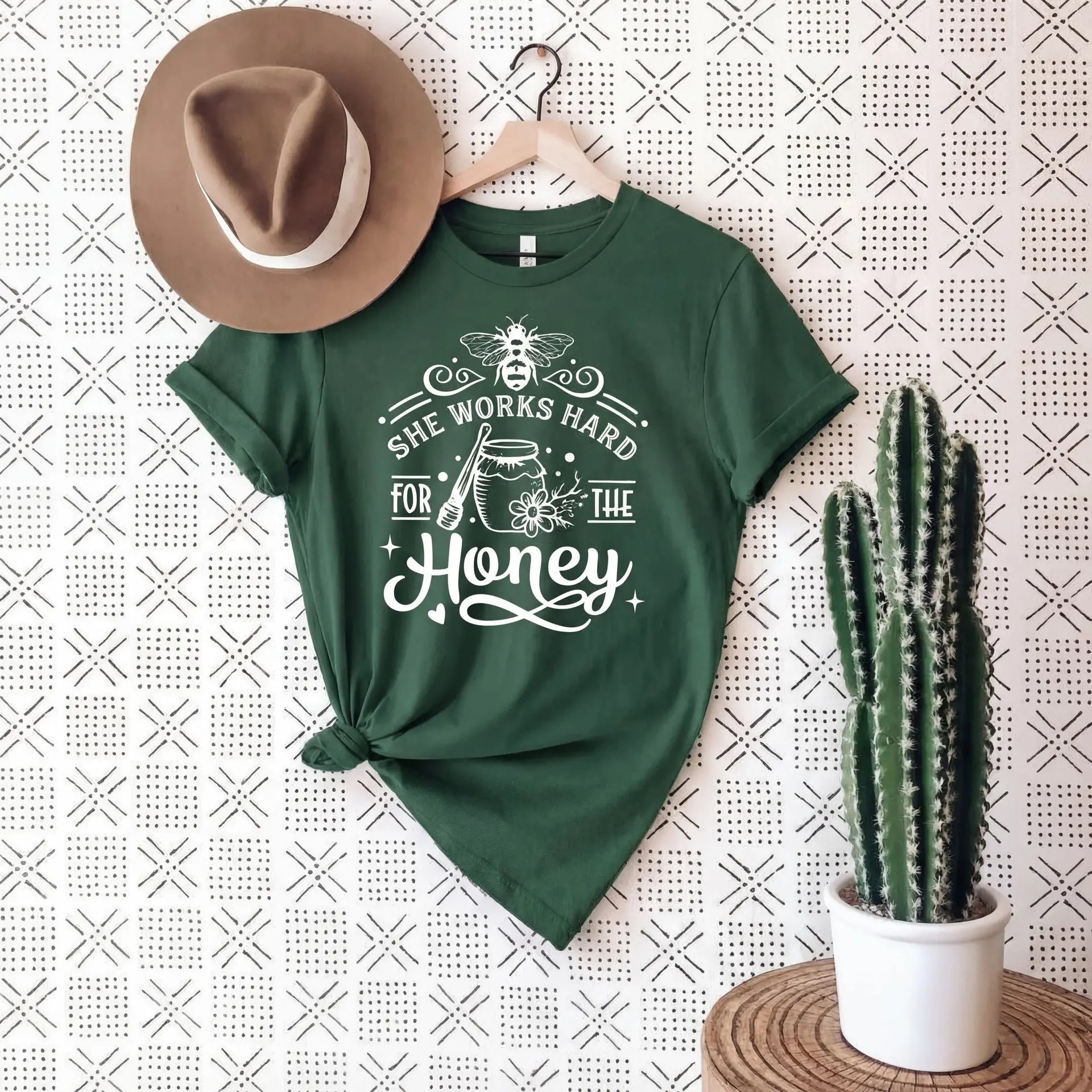 She Works Hard For The Honey T-Shirt Ethical Earth Store