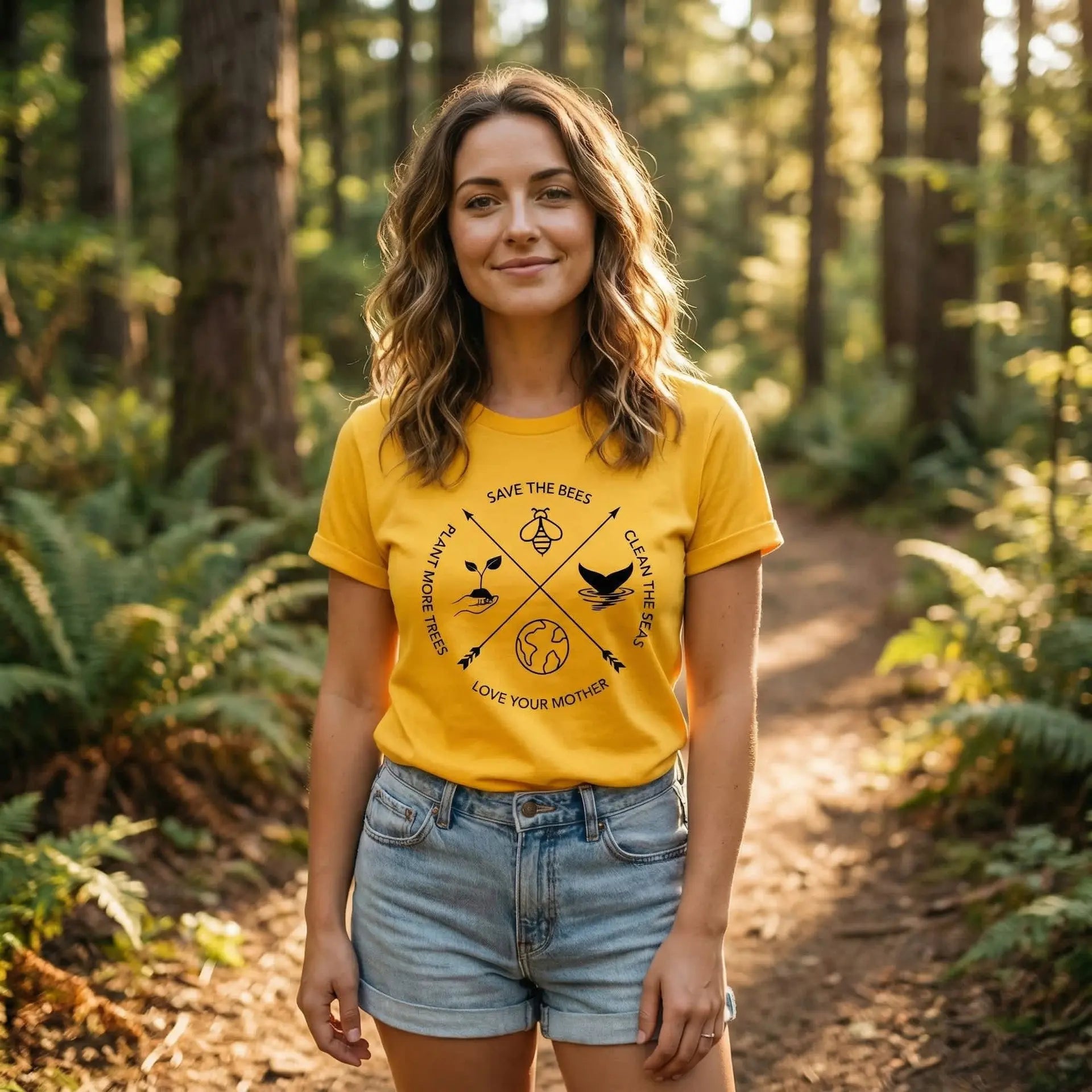 Save The Bees T-Shirt Ethical Earth Store