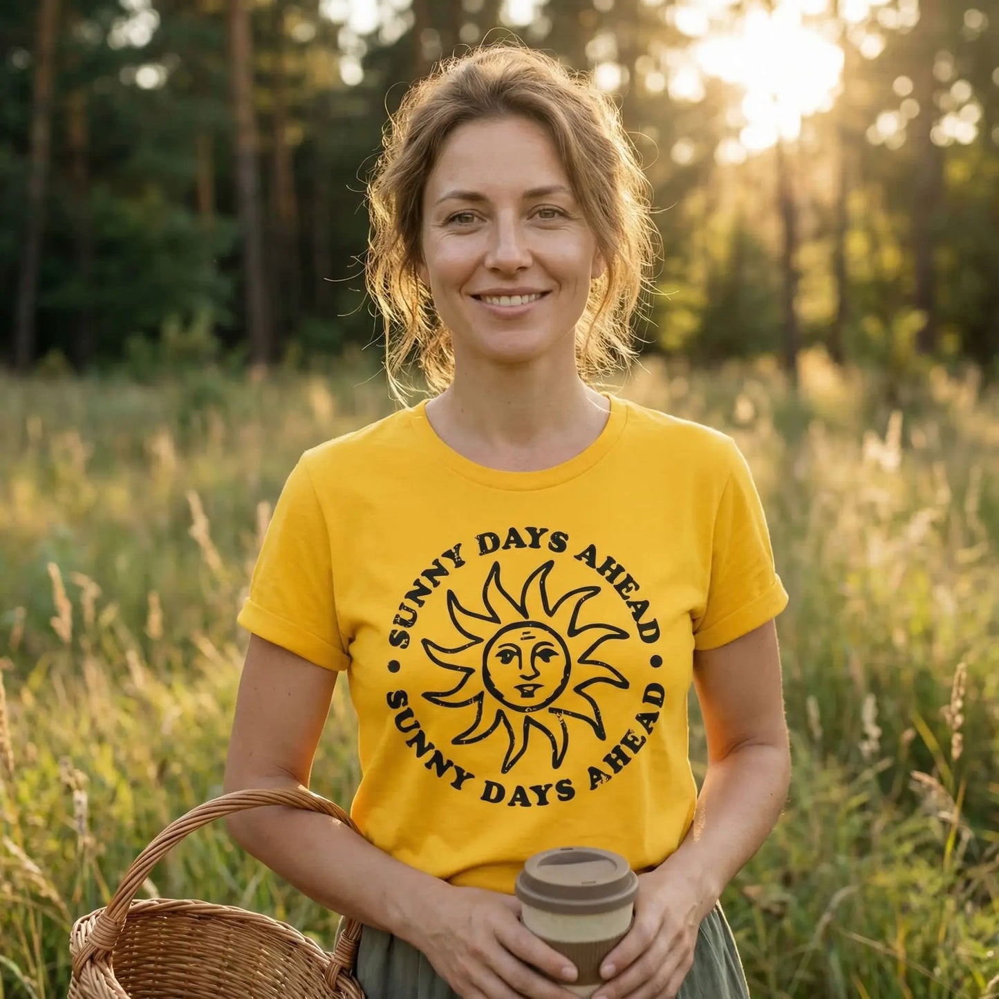 Sunny Days Ahead T-Shirt Ethical Earth Store
