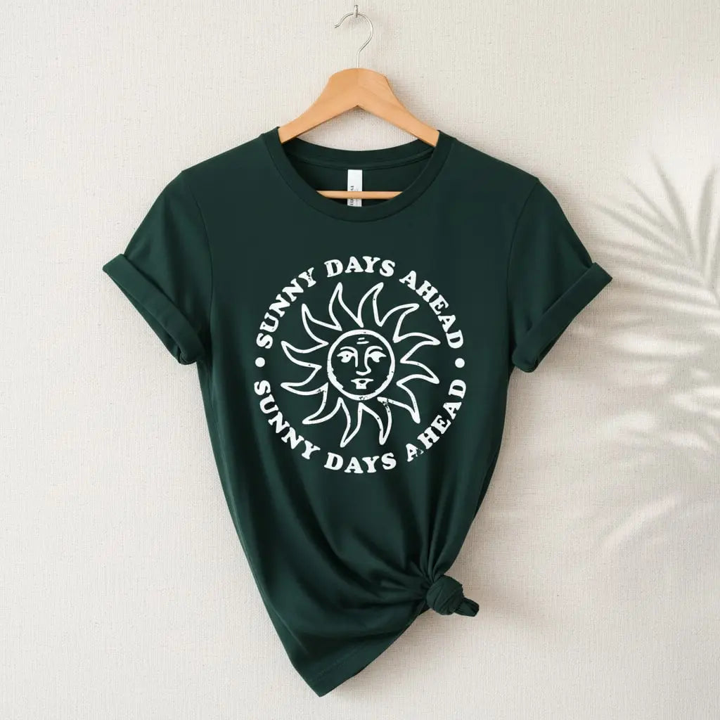 Sunny Days Ahead T-Shirt Ethical Earth Store