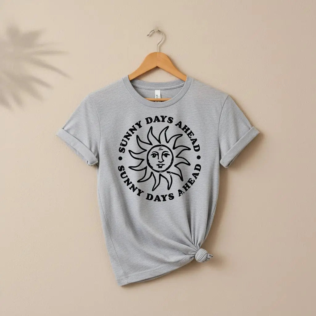 Sunny Days Ahead T-Shirt Ethical Earth Store