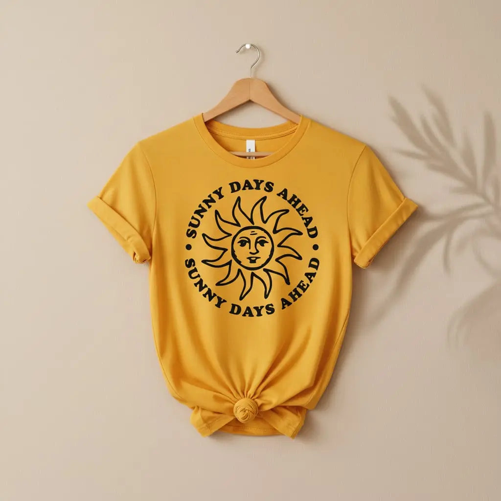 Sunny Days Ahead T-Shirt Ethical Earth Store