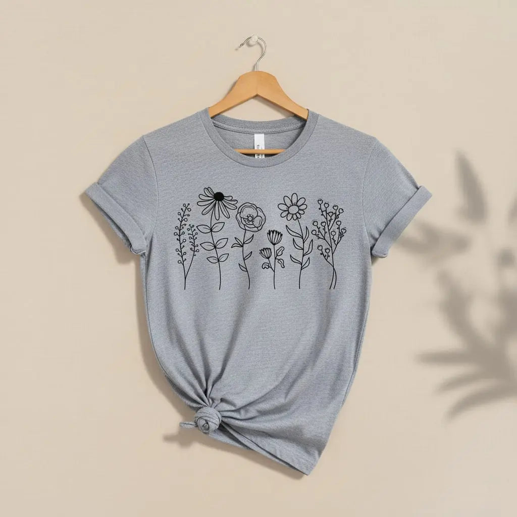 Wildflower T-Shirt Ethical Earth Store