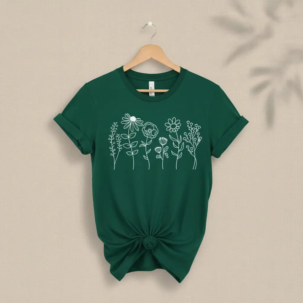 Wildflower T-Shirt Ethical Earth Store