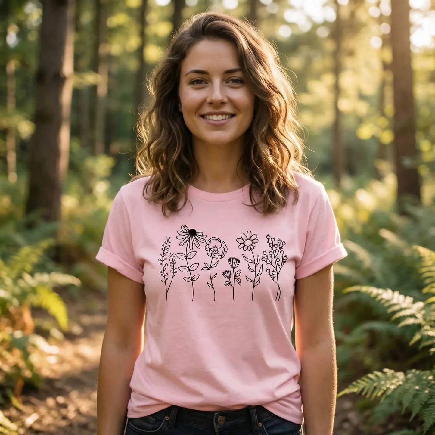 Wildflower T-Shirt Ethical Earth Store