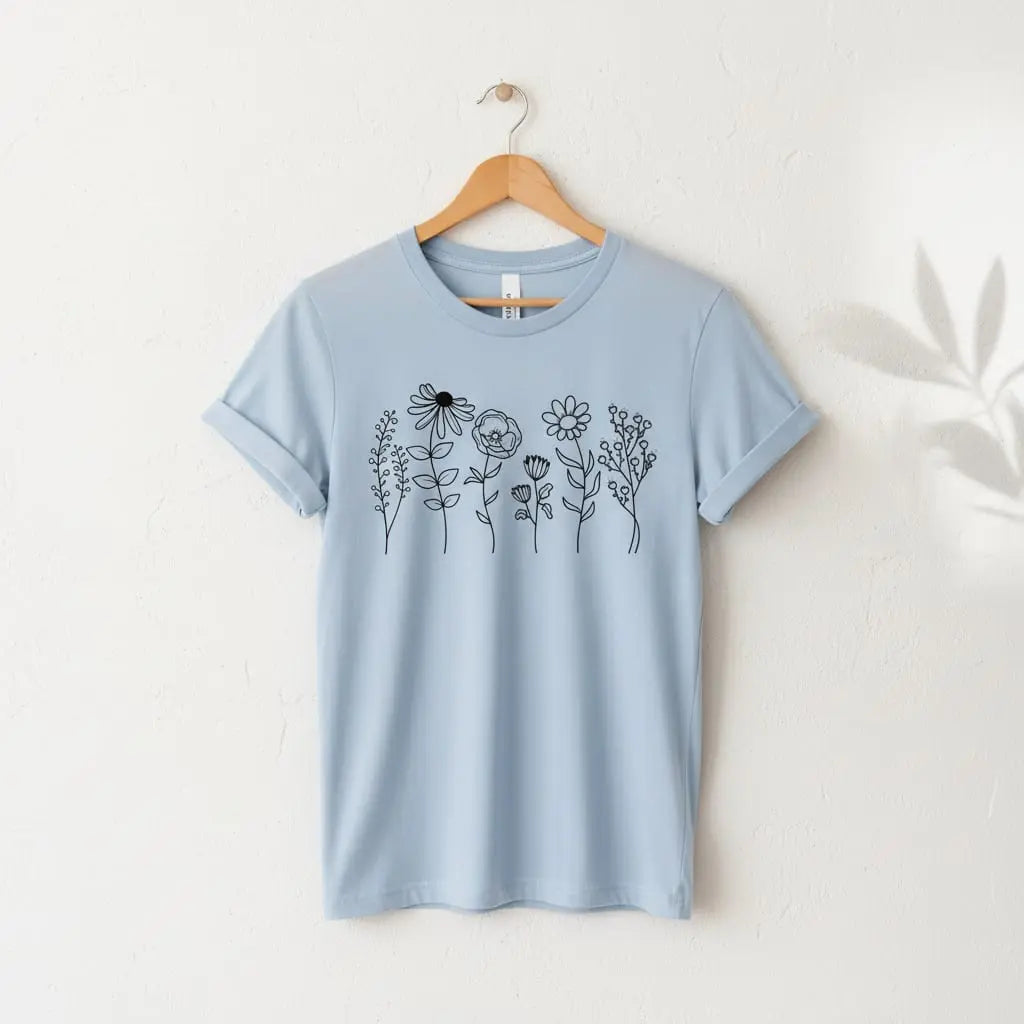 Wildflower T-Shirt Ethical Earth Store