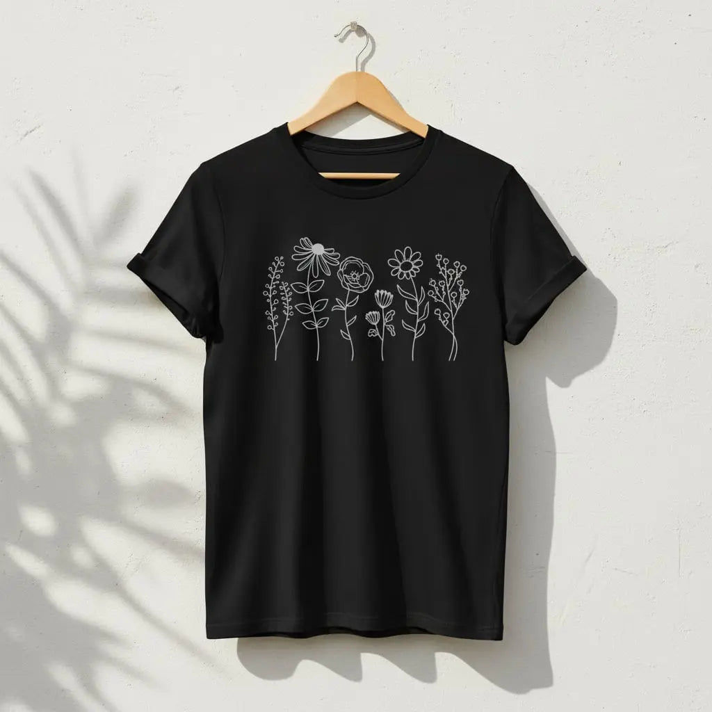 Wildflower T-Shirt Ethical Earth Store
