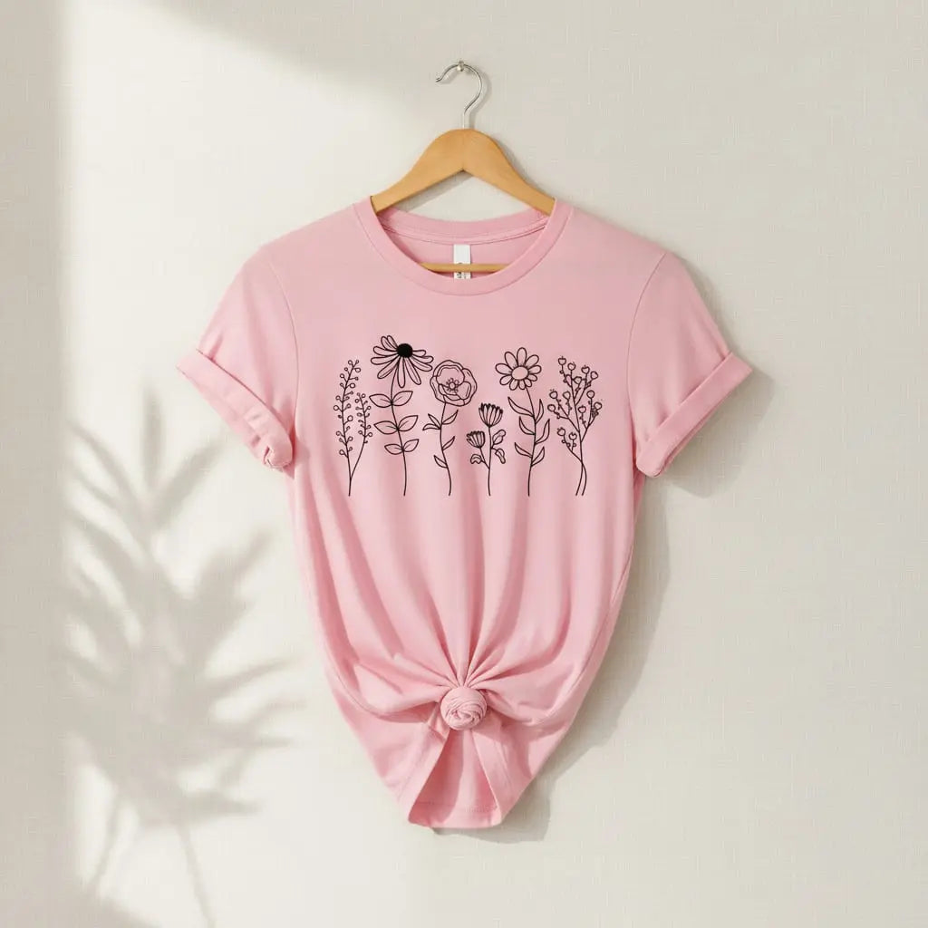 Wildflower T-Shirt Ethical Earth Store