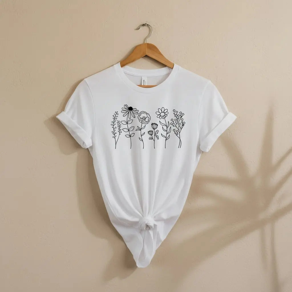 Wildflower T-Shirt Ethical Earth Store