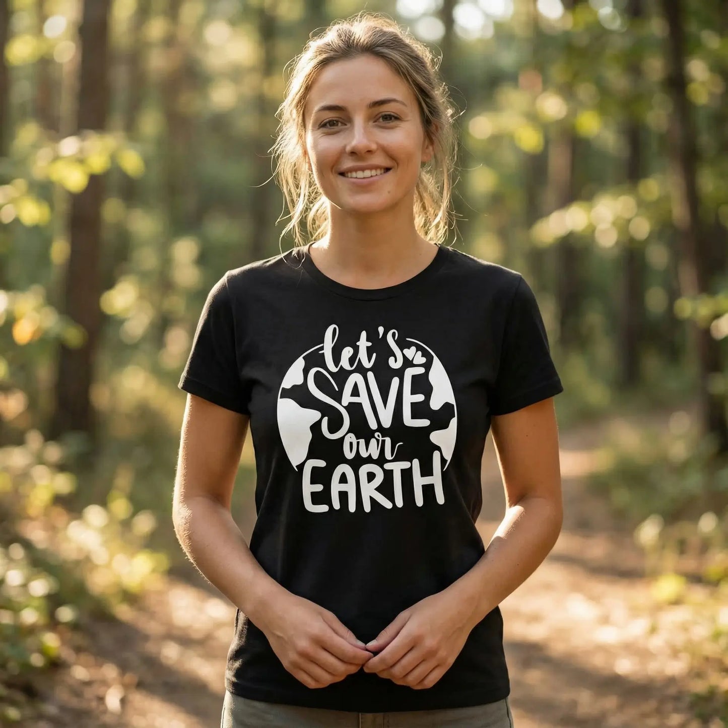 Let's Save Our Earth T-Shirt Ethical Earth Store