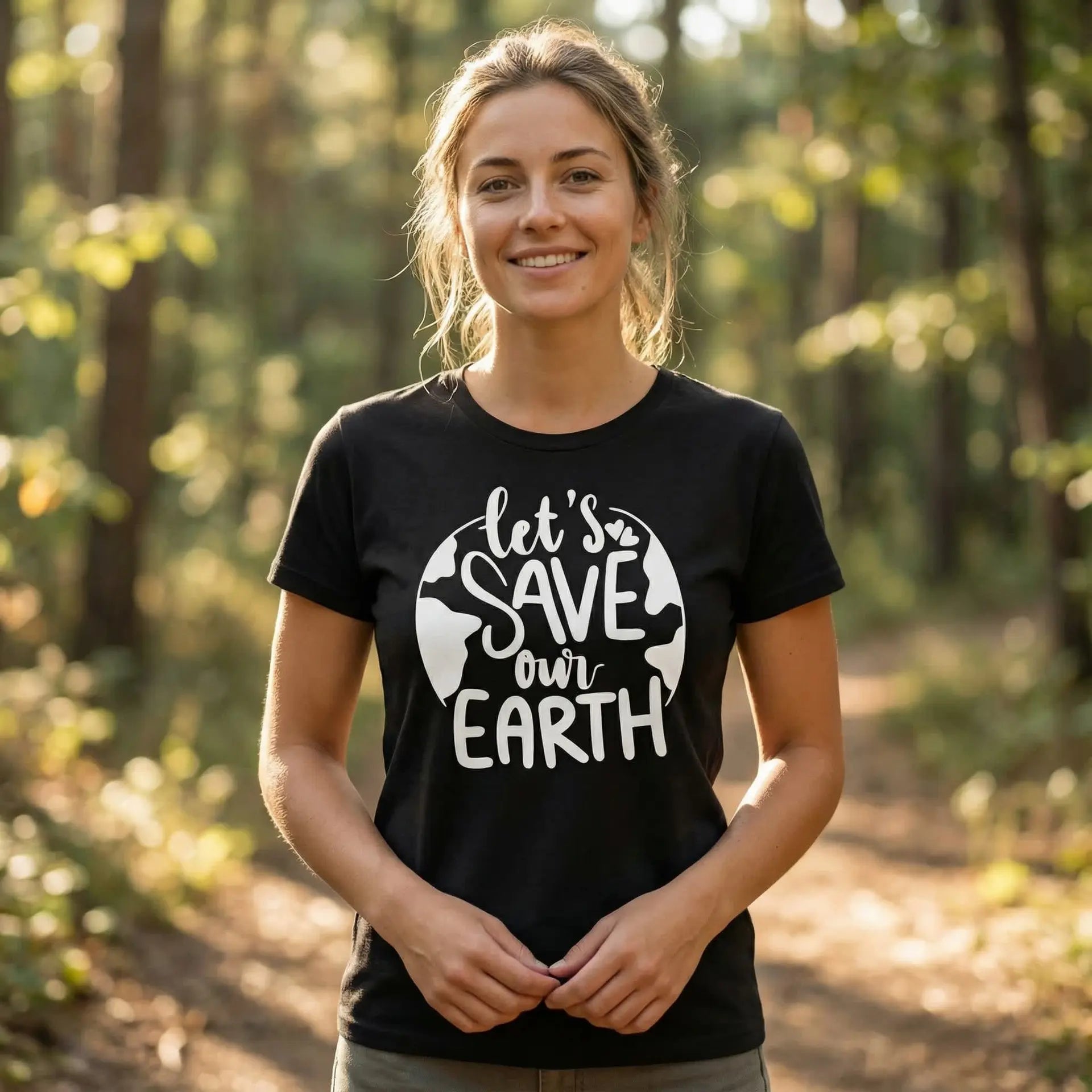 Let's Save Our Earth T-Shirt Ethical Earth Store