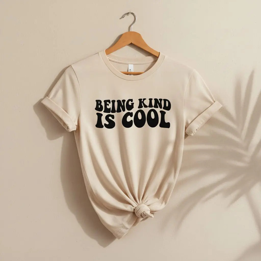 Being Kind Is Cool T-Shirt Ethical Earth Store