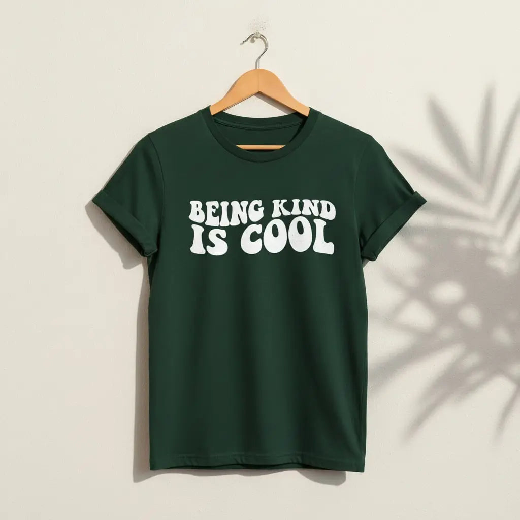 Being Kind Is Cool T-Shirt Ethical Earth Store