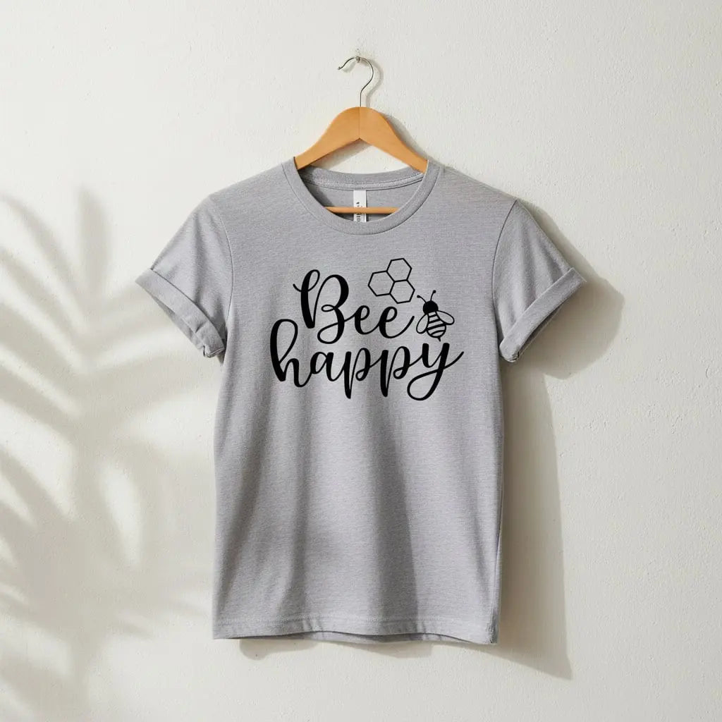 Bee Happy T-Shirt Ethical Earth Store