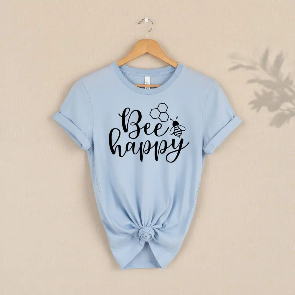 Bee Happy T-Shirt Ethical Earth Store