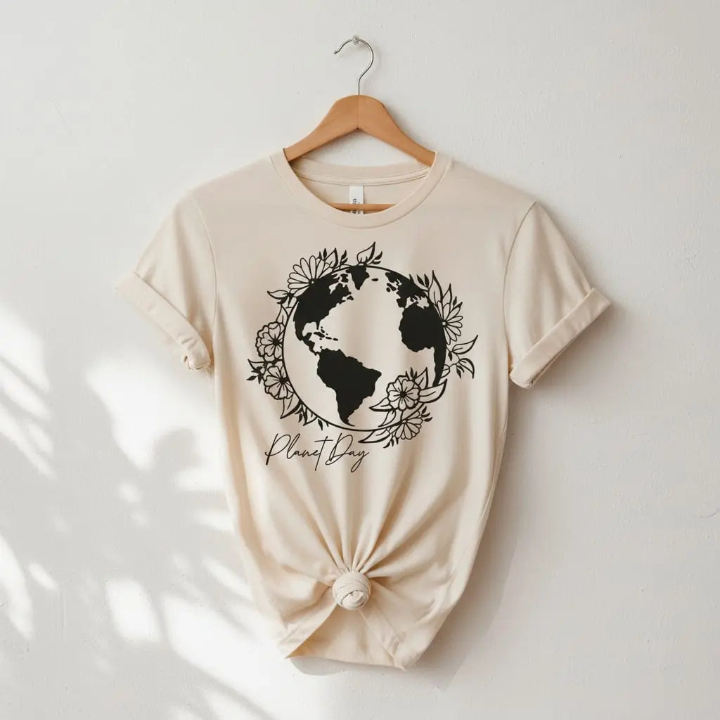 Planet Day T-Shirt Ethical Earth Store