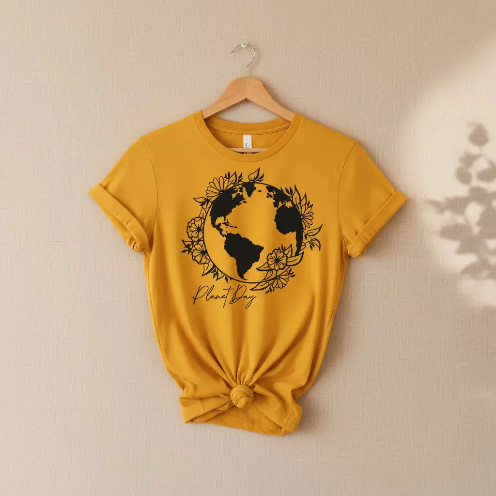 Planet Day T-Shirt Ethical Earth Store