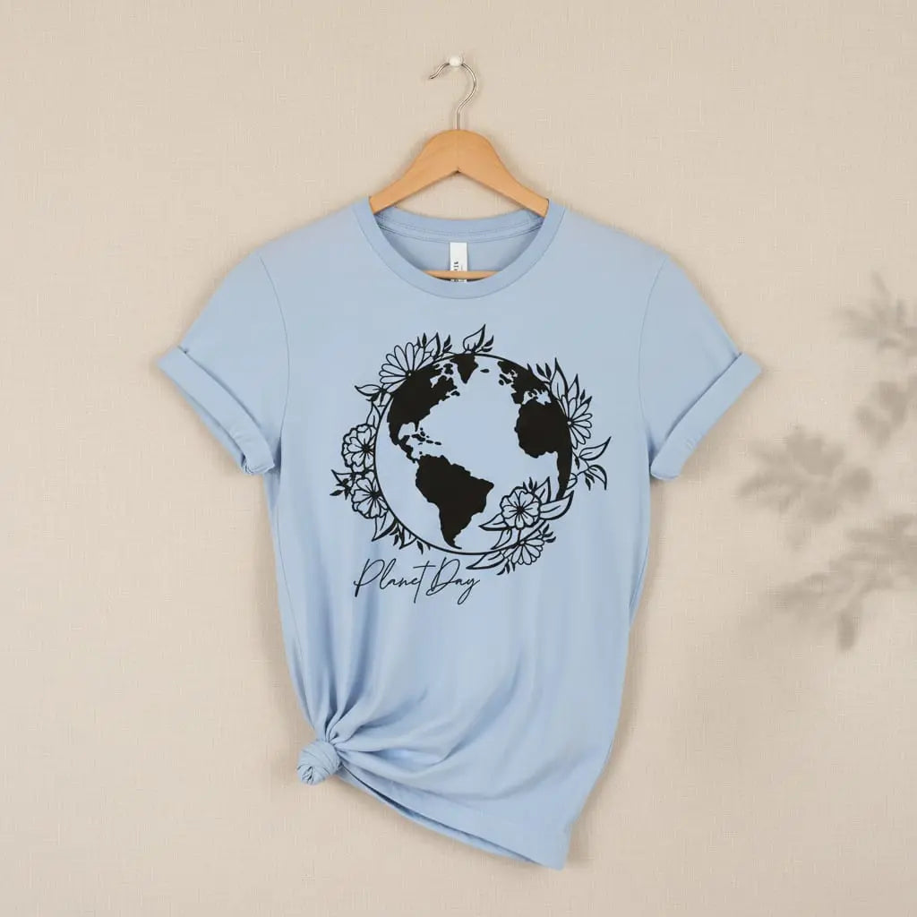 Planet Day T-Shirt Ethical Earth Store