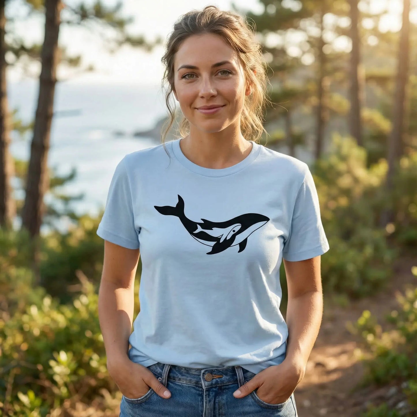 Whale Calf T-Shirt Ethical Earth Store