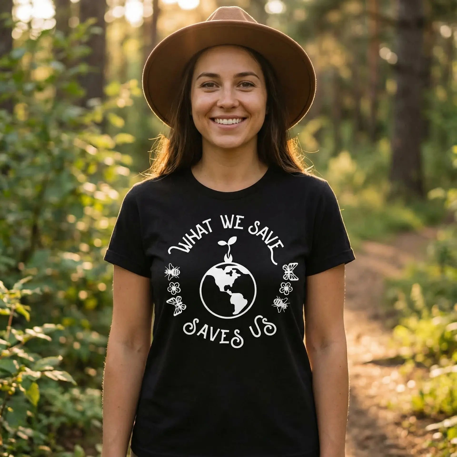 What We Save, Saves Us T-Shirt Ethical Earth Store
