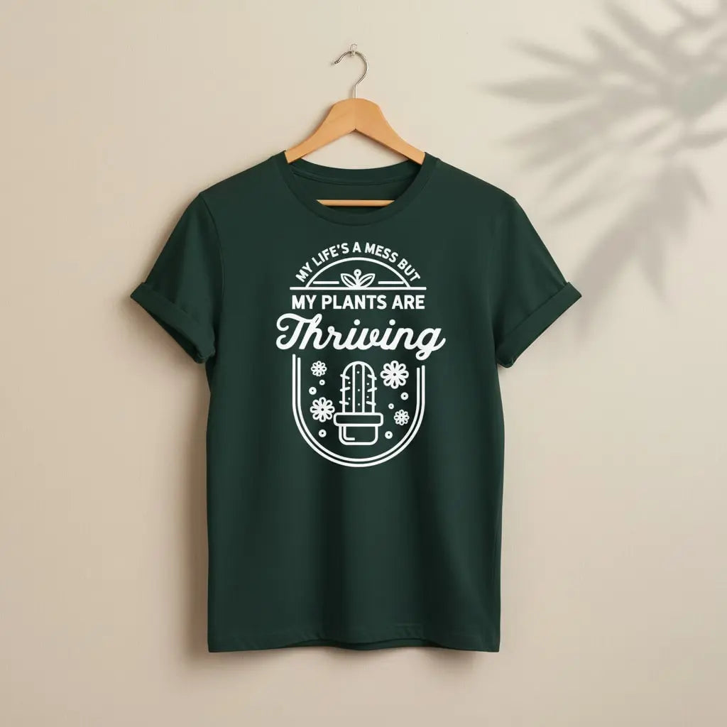 My Plants Are Thriving T-Shirt Ethical Earth Store