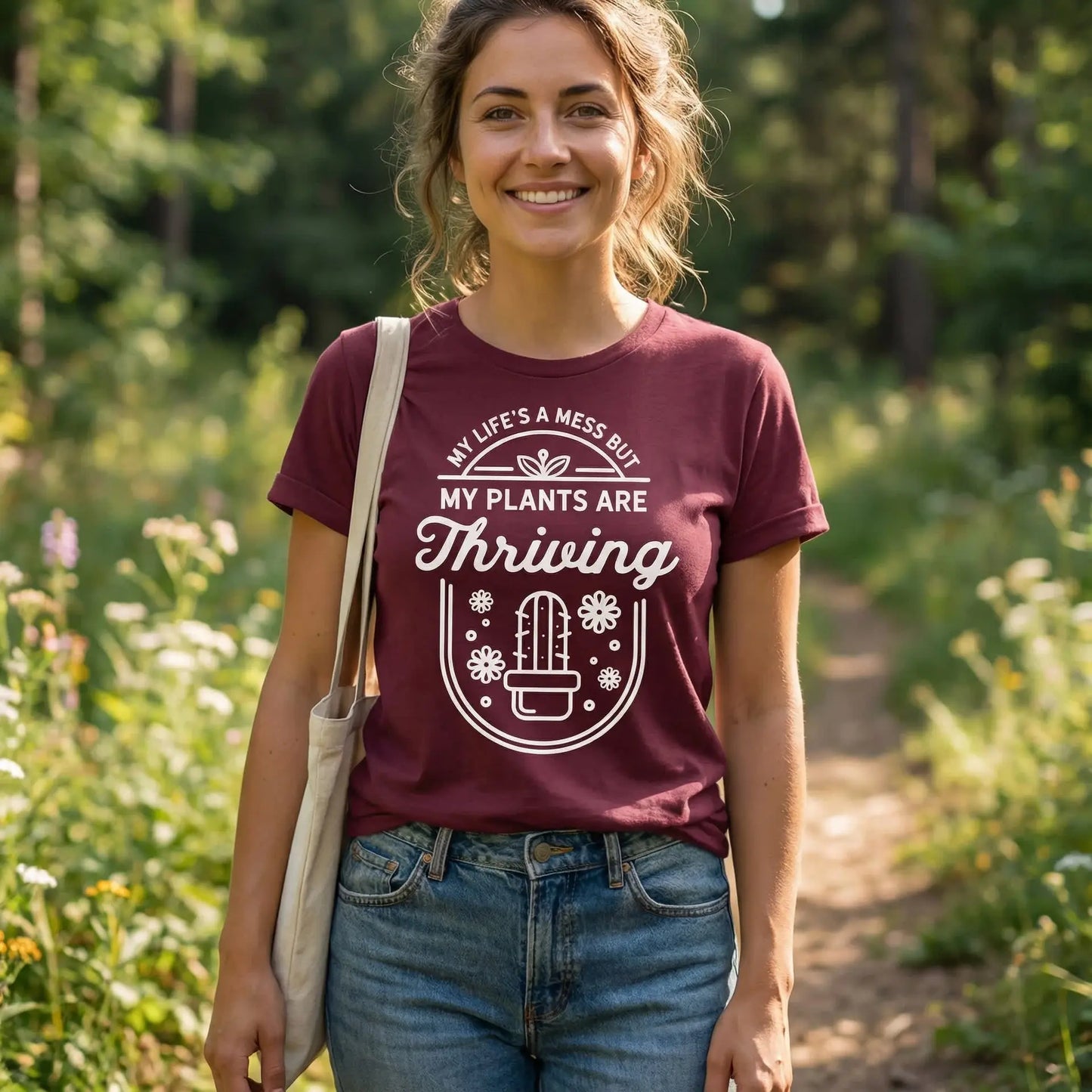 My Plants Are Thriving T-Shirt Ethical Earth Store