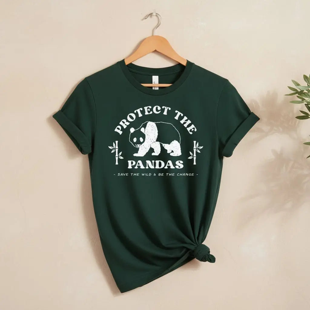 Protect The Pandas T-Shirt Ethical Earth Store