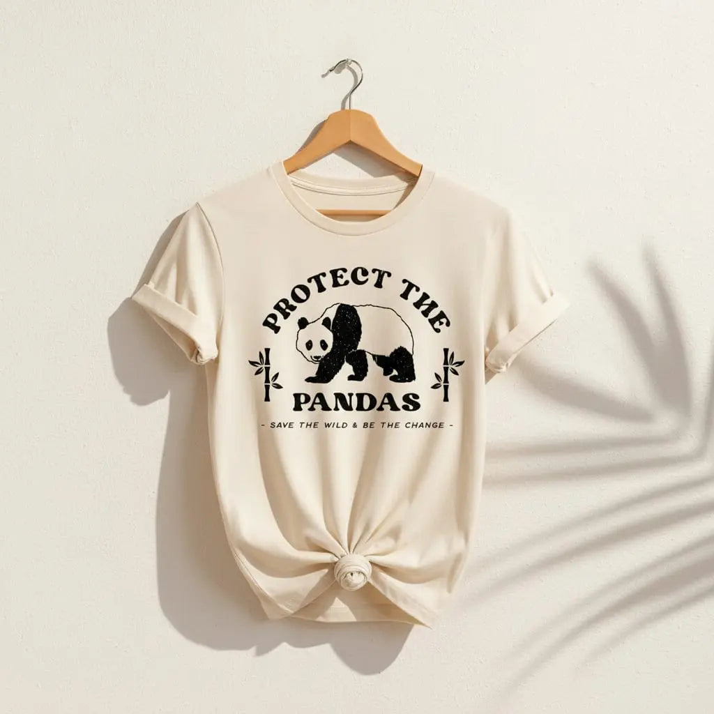 Protect The Pandas T-Shirt Ethical Earth Store
