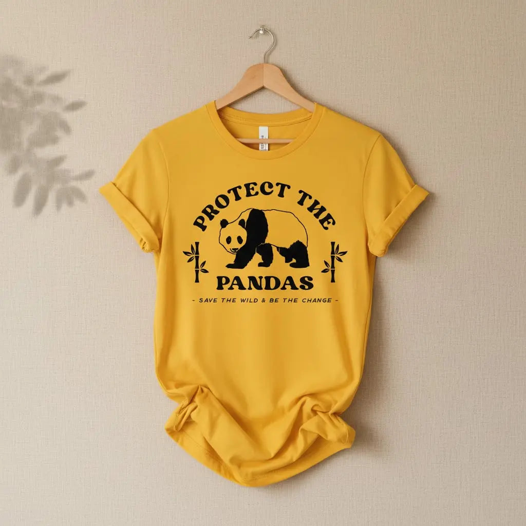 Protect The Pandas T-Shirt Ethical Earth Store
