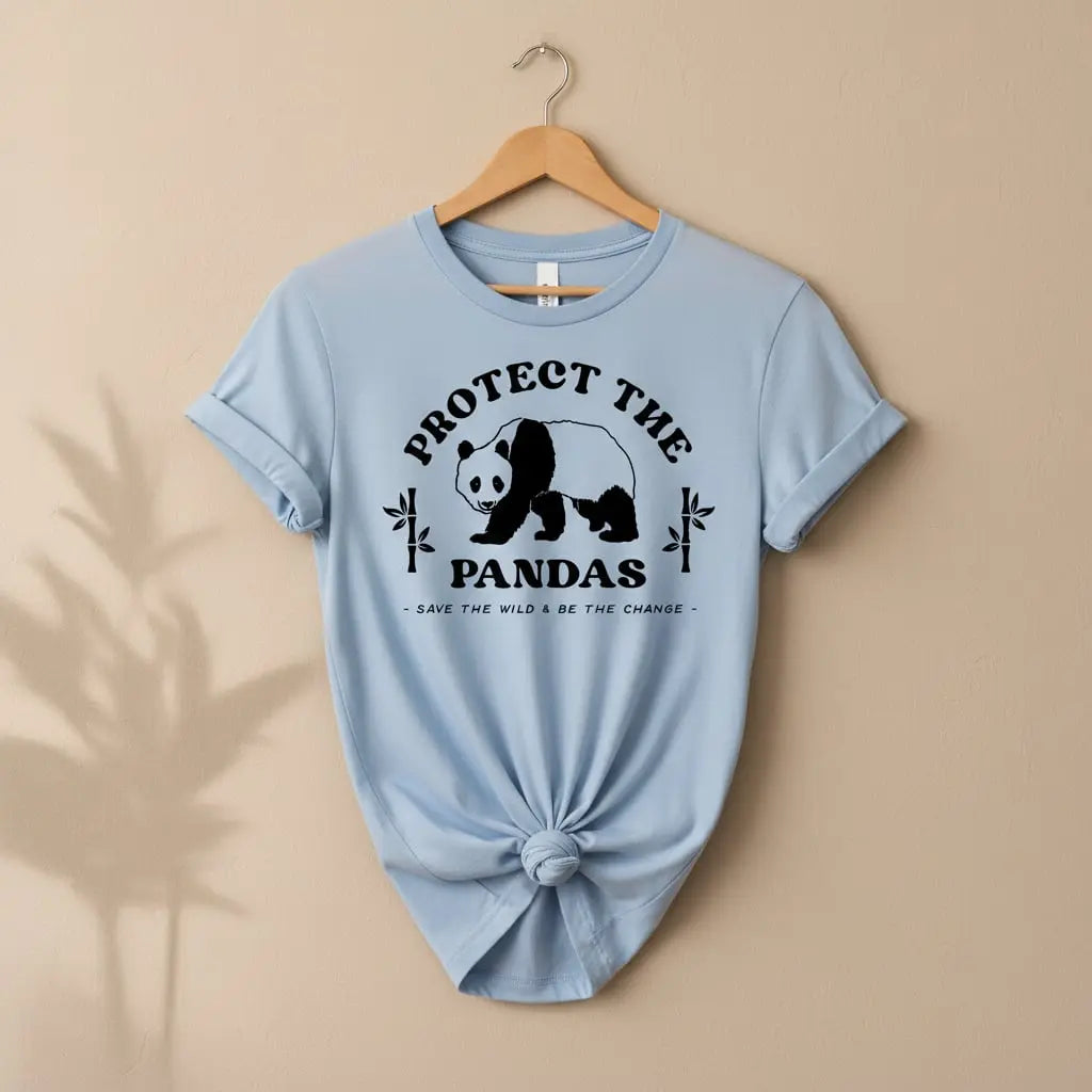 Protect The Pandas T-Shirt Ethical Earth Store