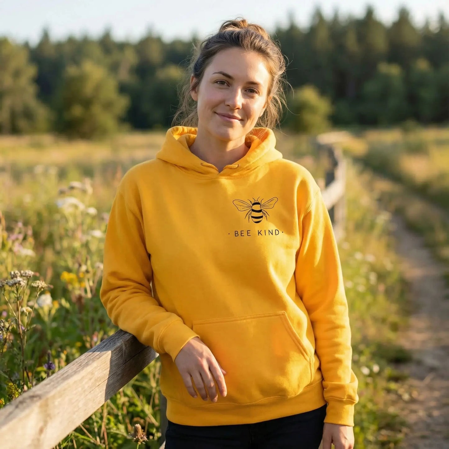 Bee Kind Hoodie Ethical Earth Store