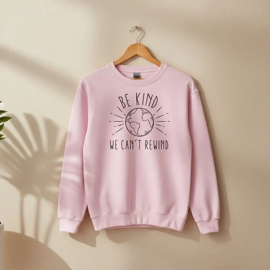 Be Kind We Can't Rewind Sweatshirt Ethical Earth Store