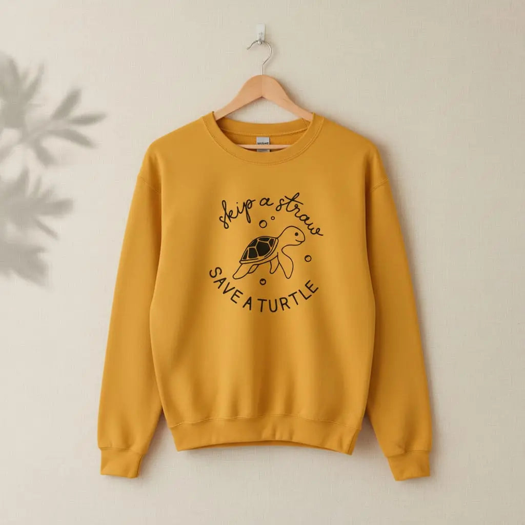 Save a Turtle Sweatshirt Ethical Earth Store