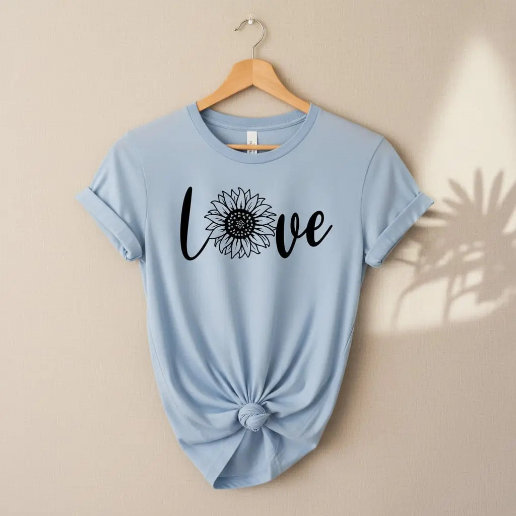 Sunflower Love T-Shirt Ethical Earth Store