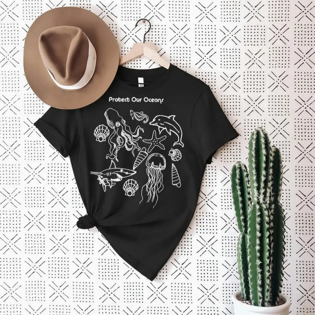 Protect Our Oceans T-Shirt Ethical Earth Store