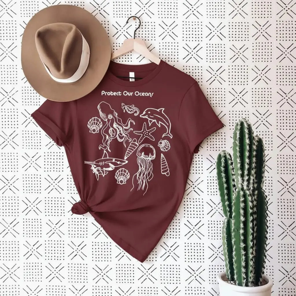 Protect Our Oceans T-Shirt Ethical Earth Store