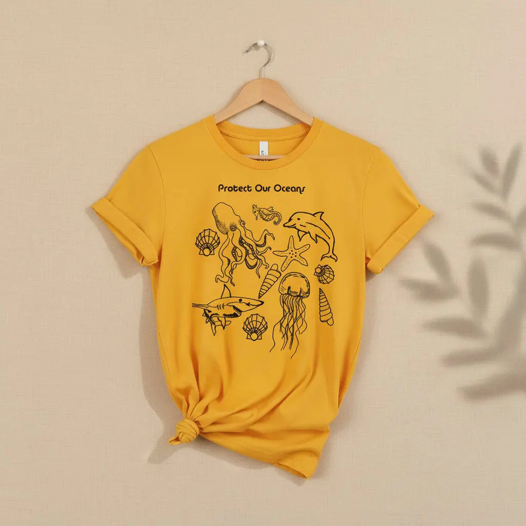 Protect Our Oceans T-Shirt Ethical Earth Store